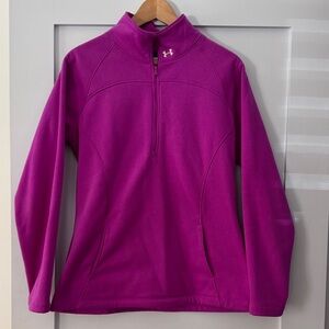 Under Armour Magenta Quarter-Zip Fleece
